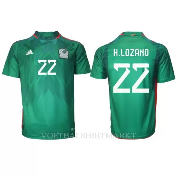 Mexico Hirving Lozano 22 Shirt Heren Thuis WK 2022