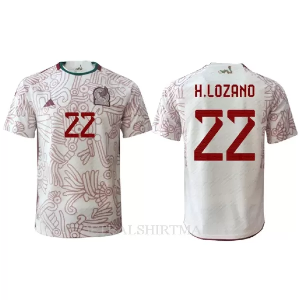 Mexico Hirving Lozano 22 Shirt Heren Uit WK 2022