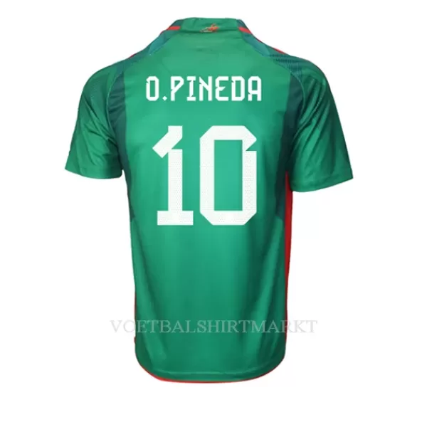 Mexico Orbelin Pineda 10 Shirt Heren Thuis WK 2022