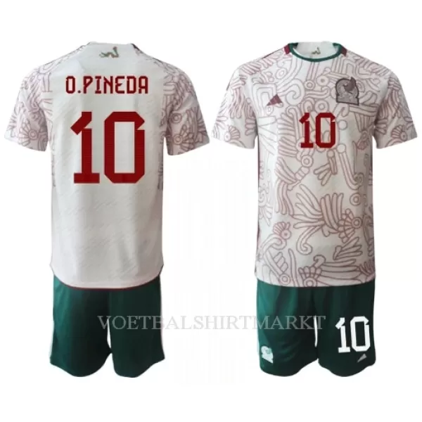 Mexico Orbelin Pineda 10 Tenue Kind Uit WK 2022