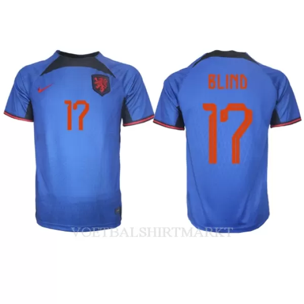 Nederland Daley Blind 17 Shirt Heren Uit WK 2022