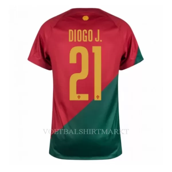 Portugal Diogo Jota 21 Shirt Heren Thuis WK 2022