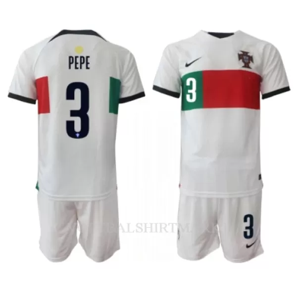 Portugal Pepe 3 Tenue Kind Uit WK 2022