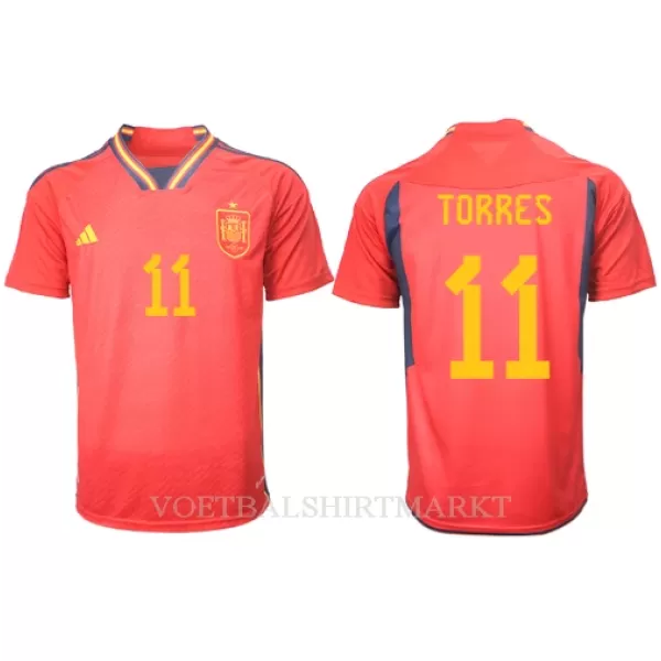 Spanje Ferran Torres 11 Shirt Heren Thuis WK 2022