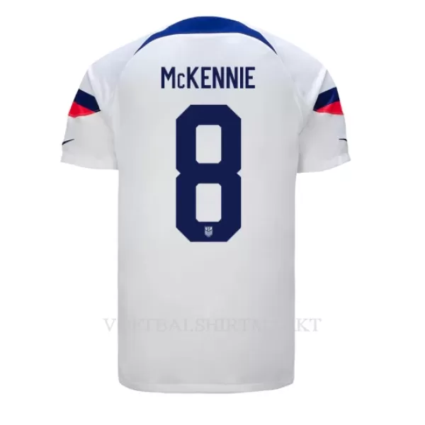 USA Weston McKennie 8 Shirt Heren Thuis WK 2022