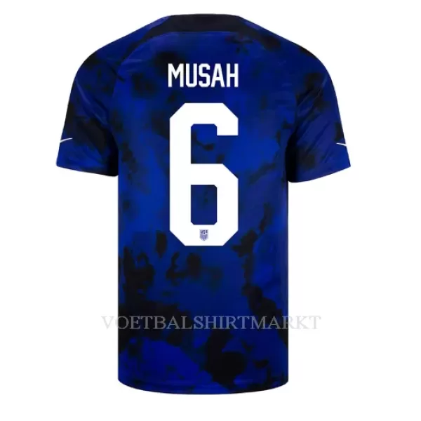 USA Yunus MUSAh 6 Shirt Heren Uit WK 2022