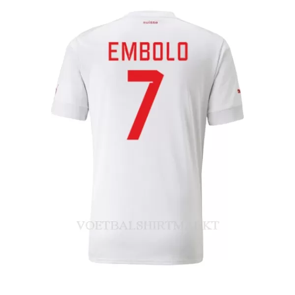 Zwitserland Breel Embolo 7 Shirt Heren Uit WK 2022