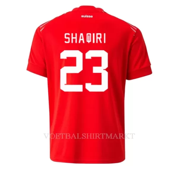 Zwitserland Xherdan Shaqiri 23 Shirt Heren Thuis WK 2022