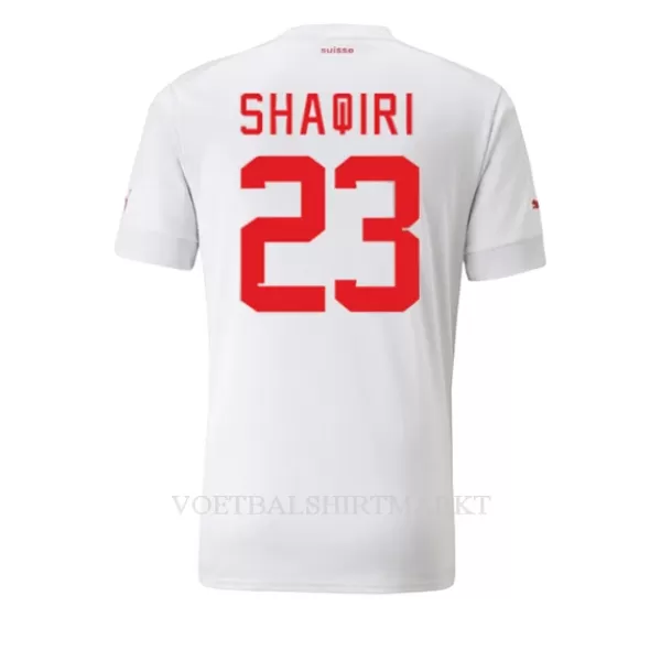 Zwitserland Xherdan Shaqiri 23 Shirt Heren Uit WK 2022