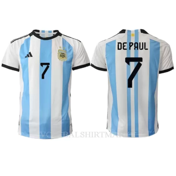 Argentinië de Paul 7 Shirt Heren Thuis WK 2022