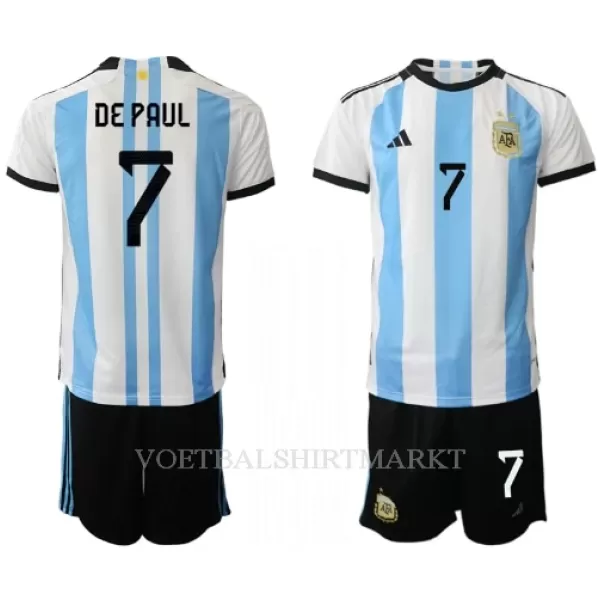 Argentinië de Paul 7 Tenue Kind Thuis WK 2022