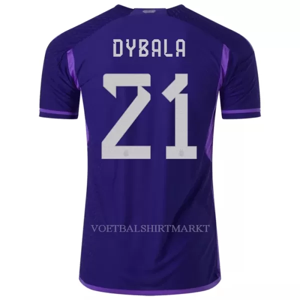 Argentinië DYBALA 21 Shirt Heren Uit WK 2022