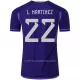 Argentinië Lautaro Martinez 22 Shirt Heren Uit WK 2022