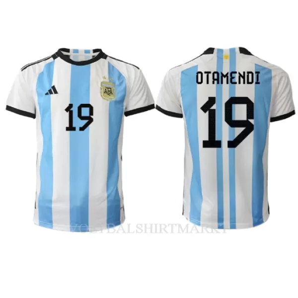 Argentinië Nicolas Otamendi 19 Shirt Heren Thuis WK 2022