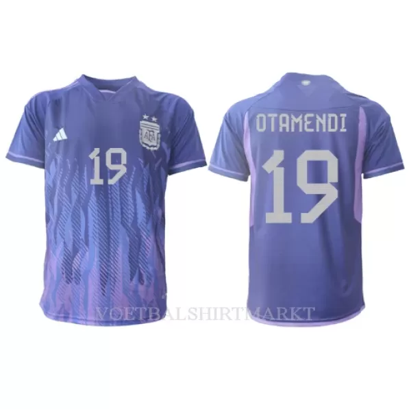 Argentinië Nicolas Otamendi 19 Shirt Heren Uit WK 2022