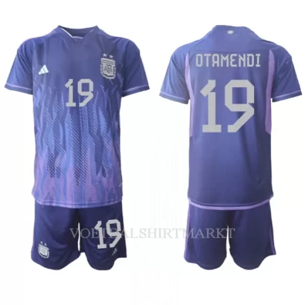 Argentinië Nicolas Otamendi 19 Tenue Kind Uit WK 2022