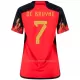 België DE BRUYNE 7 Shirt Dames Thuis WK 2022