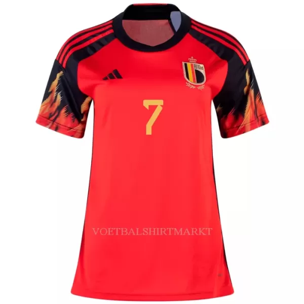 België DE BRUYNE 7 Shirt Dames Thuis WK 2022