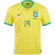 Brazilië G. JESUS 19 Shirt Heren Thuis WK 2022