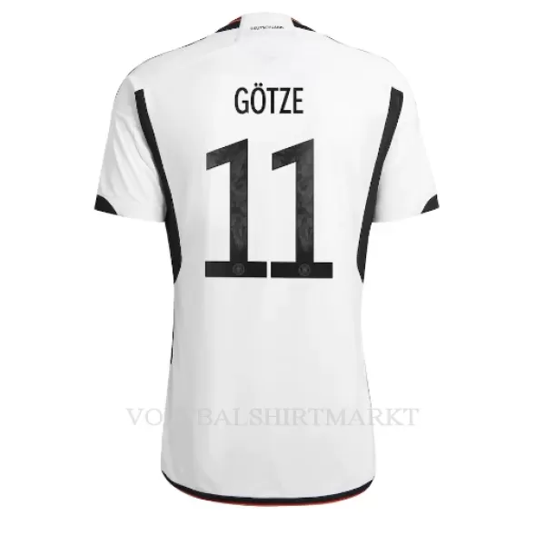 Duitsland Mario Gotze 11 Shirt Heren Thuis WK 2022