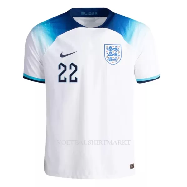 Engeland BELLINGHAM 22 Shirt Heren Thuis WK 2022