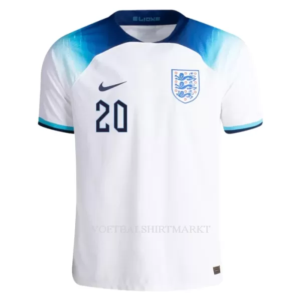 Engeland FODEN 20 Shirt Heren Thuis WK 2022