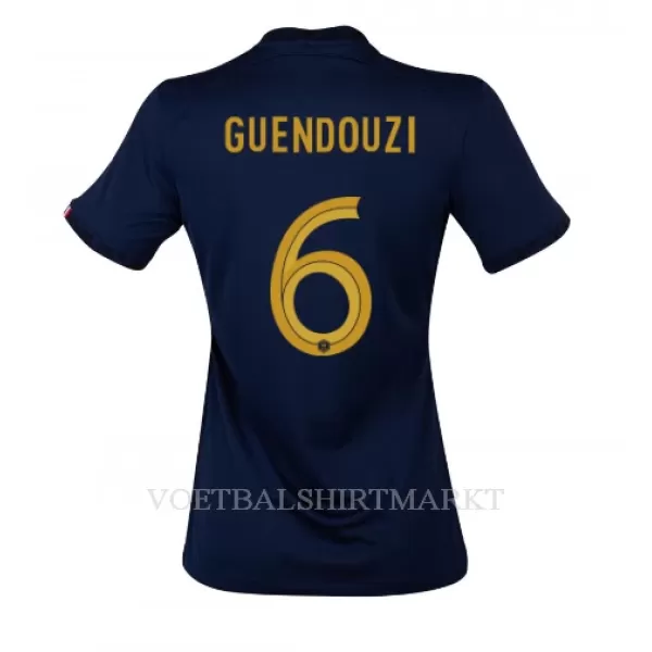 Frankrijk Matteo Guendouzi 6 Shirt Dames Thuis WK 2022