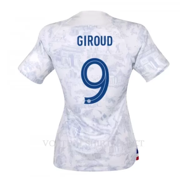 Frankrijk Olivier Giroud 9 Shirt Dames Uit WK 2022