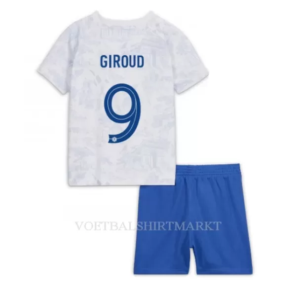 Frankrijk Olivier Giroud 9 Tenue Kind Uit WK 2022