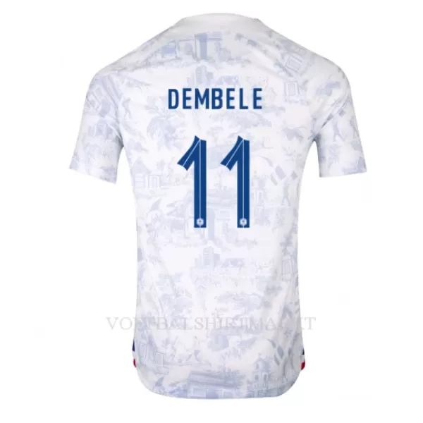 Frankrijk Ousmane Dembele 11 Shirt Heren Uit WK 2022