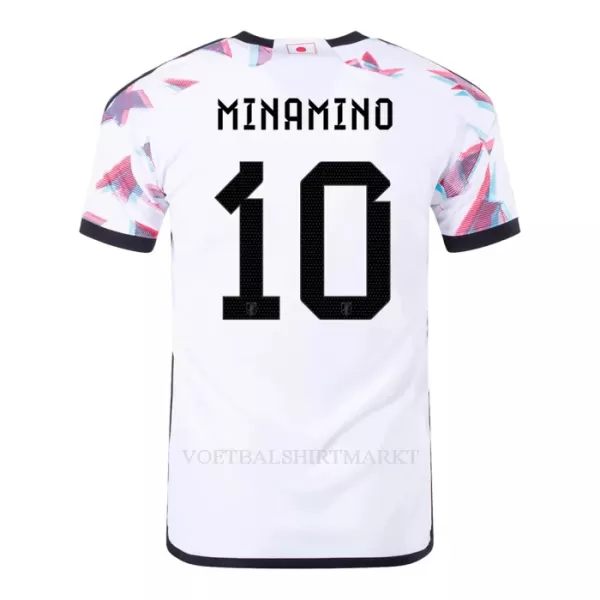 Japan MINAMINO 10 Shirt Heren Uit WK 2022