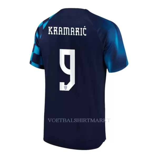 Kroatië KRAMARIC 9 Shirt Heren Uit WK 2022