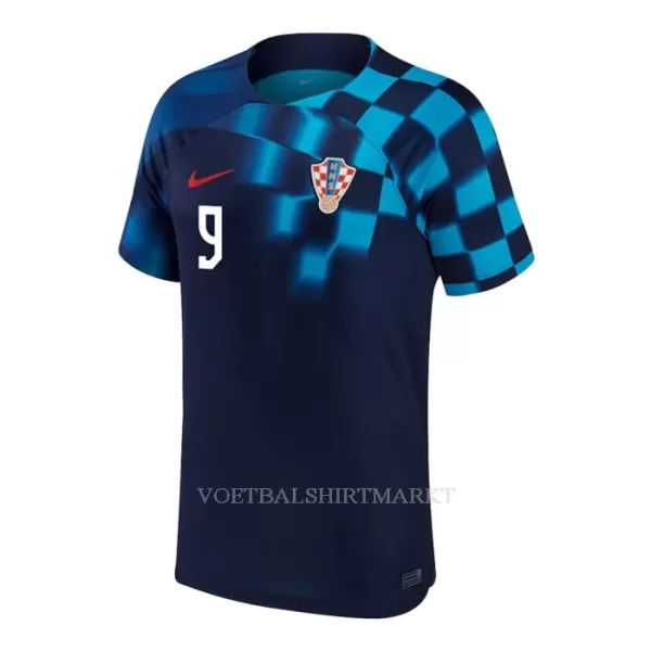 Kroatië KRAMARIC 9 Shirt Heren Uit WK 2022