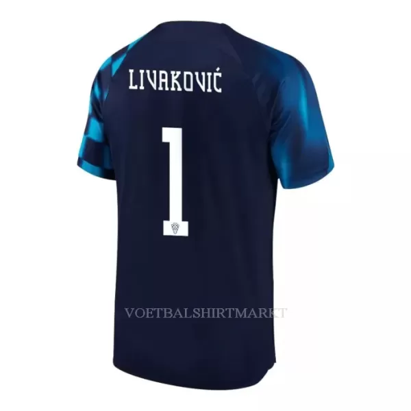 Kroatië LIVAKOVIC 1 Shirt Heren Uit WK 2022