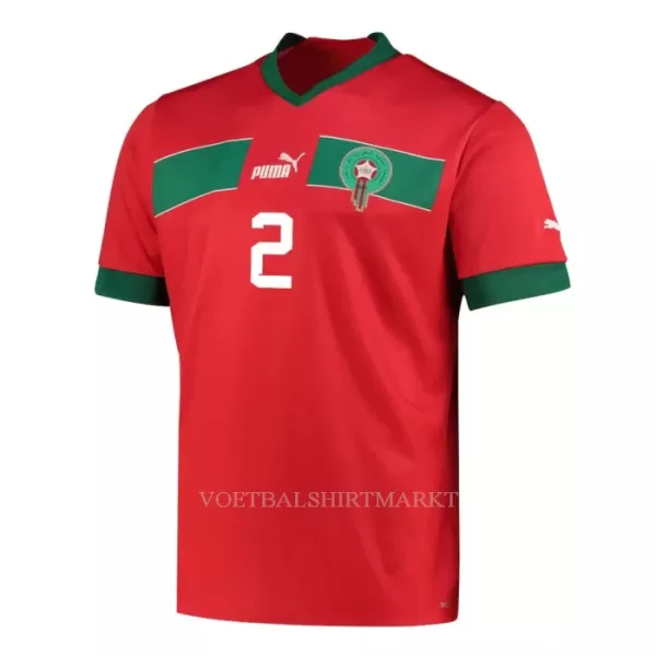 Marokko HAKIMI 2 Shirt Heren Thuis WK 2022