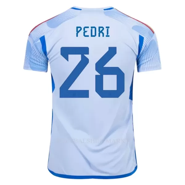 Spanje PEDRI 26 Shirt Heren Uit WK 2022