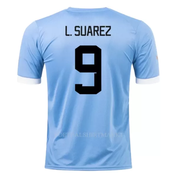 Uruguay L. Suárez 9 Shirt Heren Thuis WK 2022