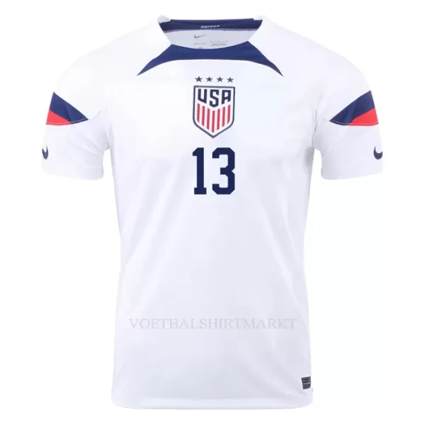 USA MORGAN 13 Shirt Heren Thuis WK 2022