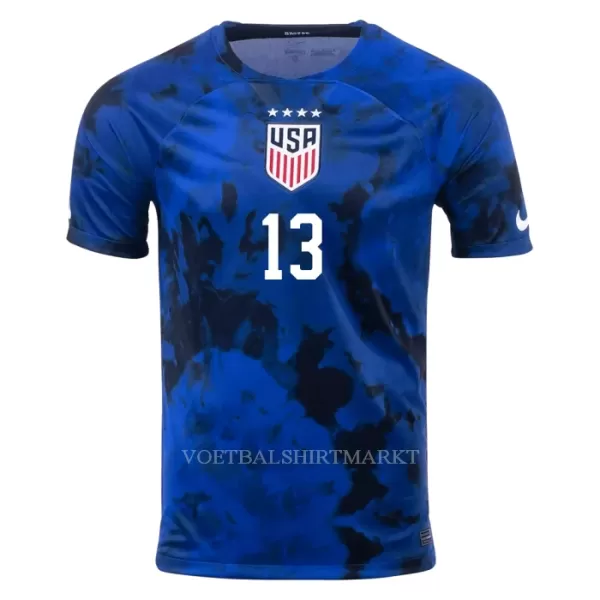 USA MORGAN 13 Shirt Heren Uit WK 2022