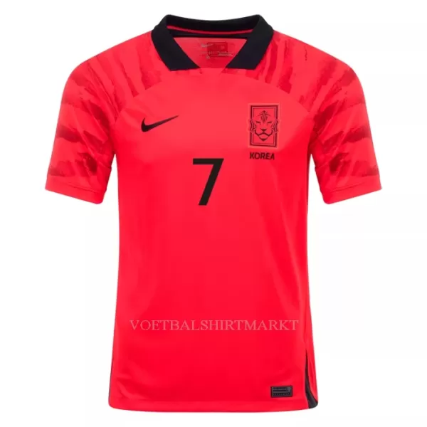 Zuid-Korea H M SON 7 Shirt Heren Thuis WK 2022