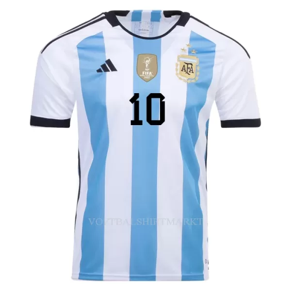 Argentinië 3 Star MARADONA 10 Shirt Heren Thuis WK 2022