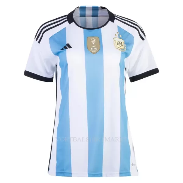 Argentinië 3 Star Shirt Dames Thuis WK 2022