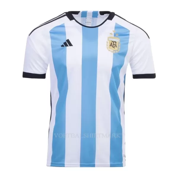 Argentinië 3 Star Shirt Heren Thuis WK 2022