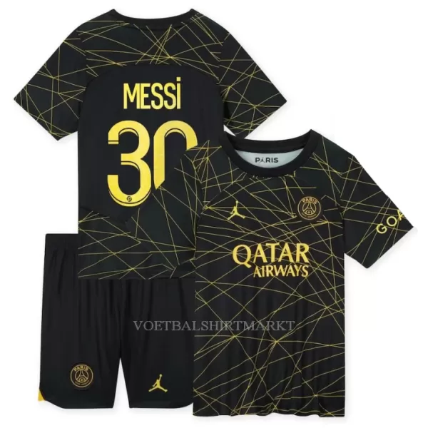 Paris Saint-Germain Lionel MESSI 30 Tenue Kind Vierde 2022-23