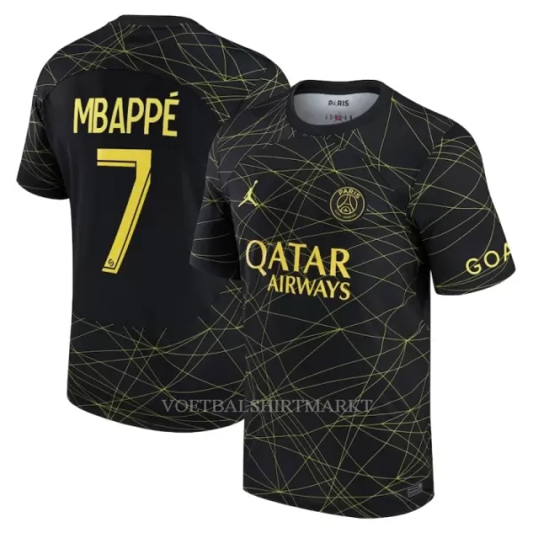 Paris Saint-Germain Mbappé 7 Shirt Heren Vierde Jordan 2022-23