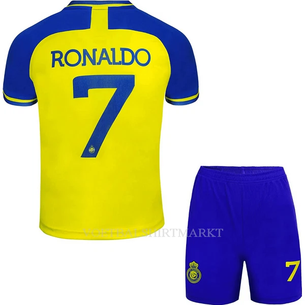 Al-Nassr FC Ronaldo 7 Tenue Kind Thuis 2022-23