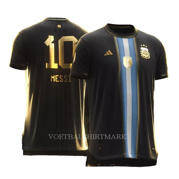 Argentinië MESSI 10 Golden Bisht Shirt Heren