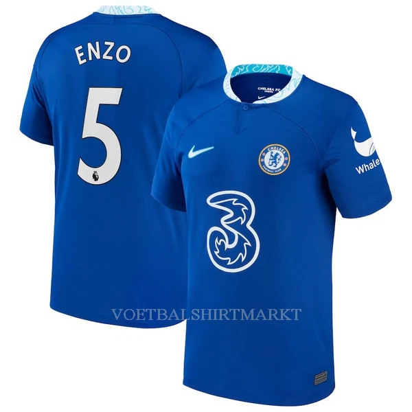 Chelsea Enzo 5 Shirt Heren Thuis 2022-23