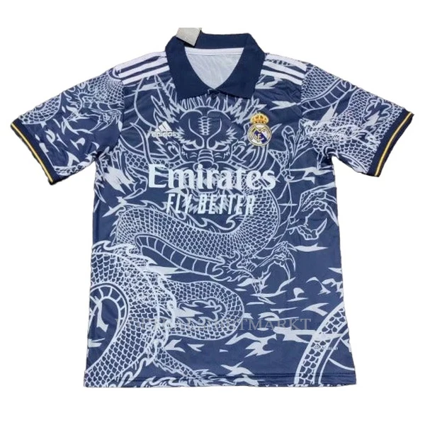 Real Madrid Dragon Dark Shirt Heren 2023/24 Blauwe - Speciaal