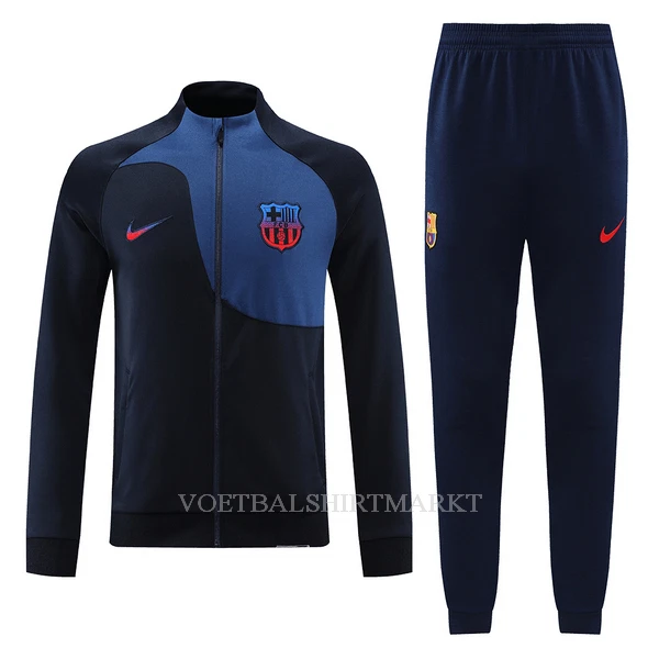 Barcelona Trainings Sweatshirt Pak 2022-23 Zwart-Blauwe